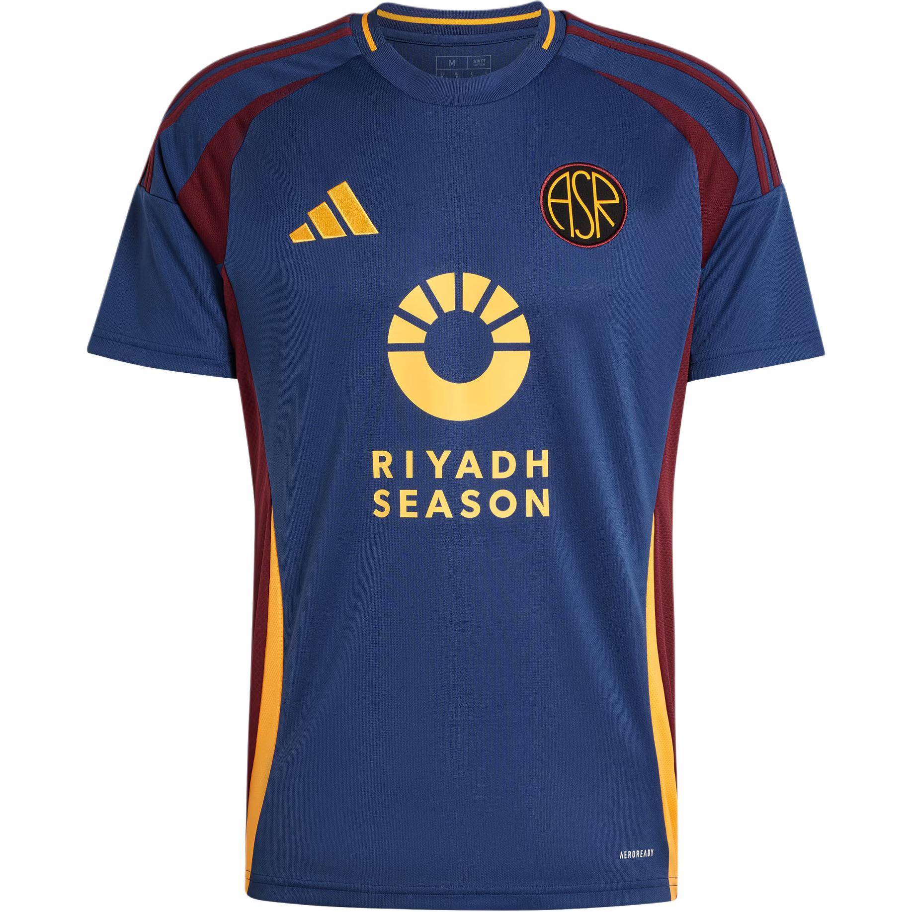 Футболка As Roma 24/25 Third с доставкой для участников AdiClub Adidas, индиго — фото 3