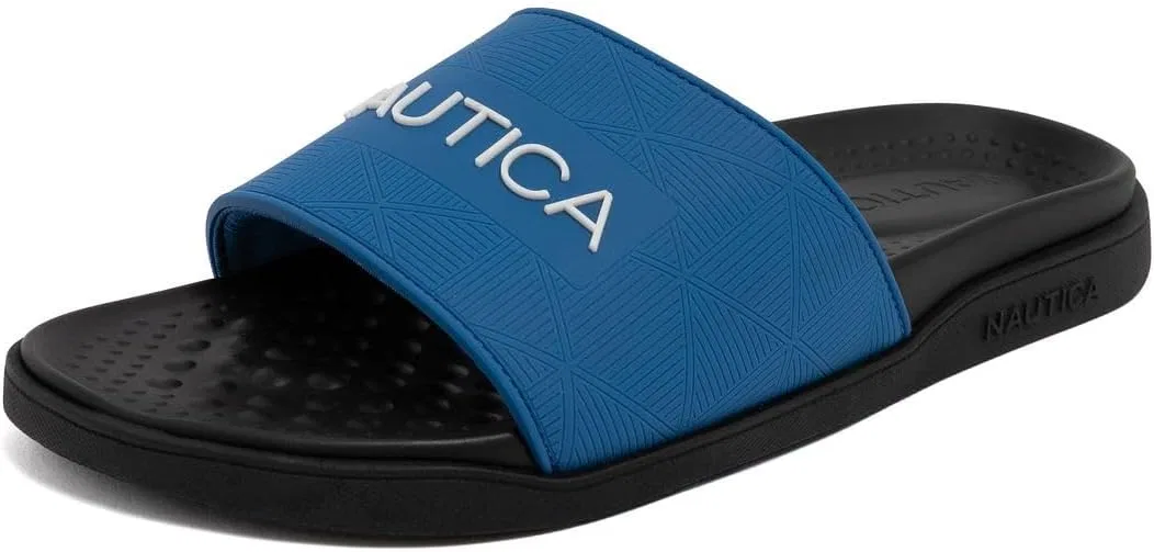 Сандалии шлепанцы открытый носок Nautica, синий черный