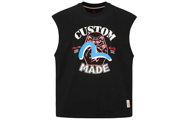 

Футболка мужская черная Evisu, черный