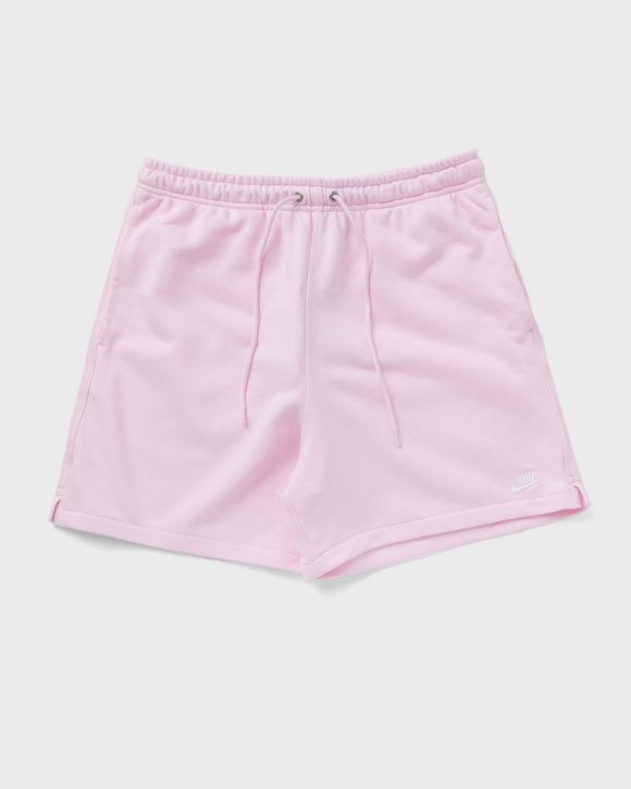 

Шорты Nike Club French Terry Flow Shorts, цвет pink foam /pink foam /white