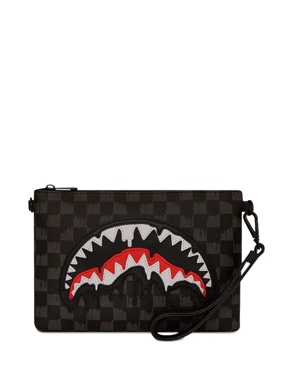 

Сумка на плечо в клетку sprayground kid, черный