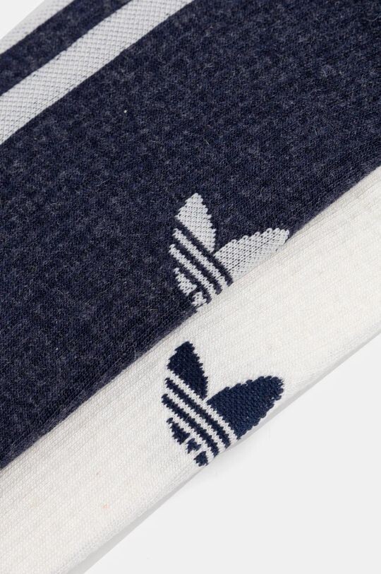 Носки из смесовой шерсти, 2 пары adidas Originals, темно-синий — фото 2
