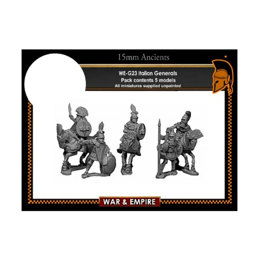 

Итальянские генералы, War & Empire - Ancients Miniatures - Late Roman (15mm)