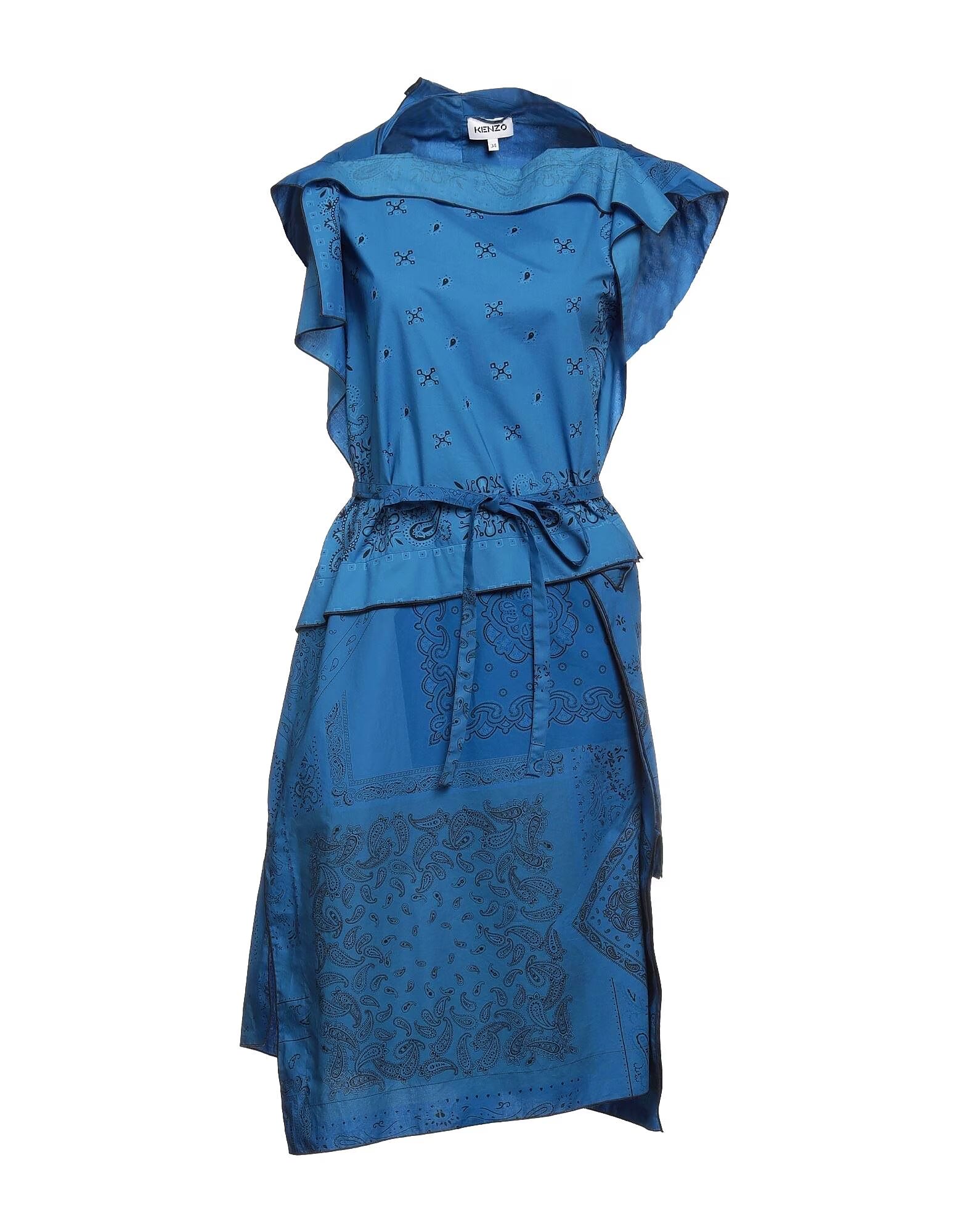 

Платье миди Kenzo, синий
