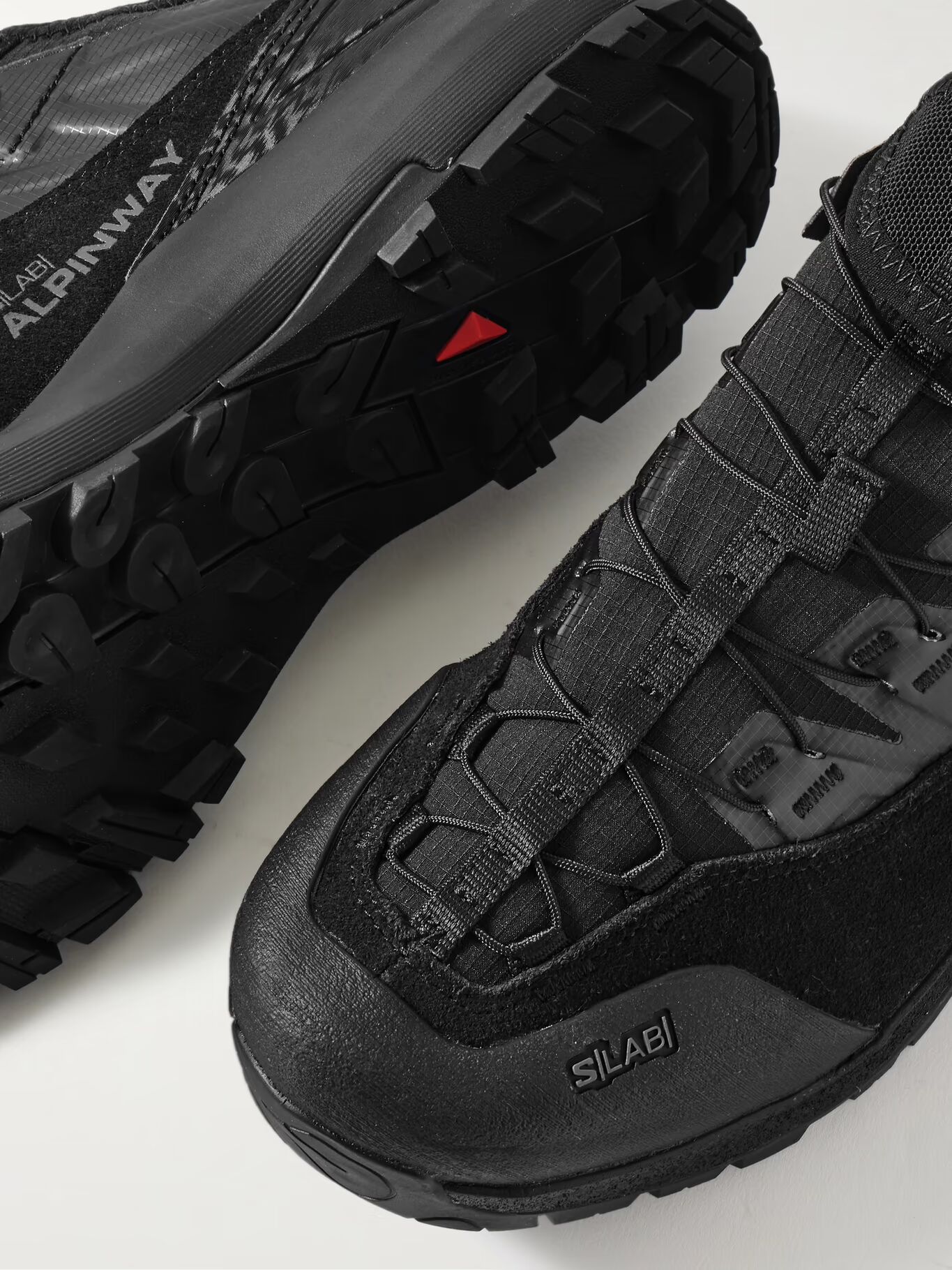 

Кроссовки Alpinway Advanced Ripstop с отделкой из резины и замши SALOMON, черный