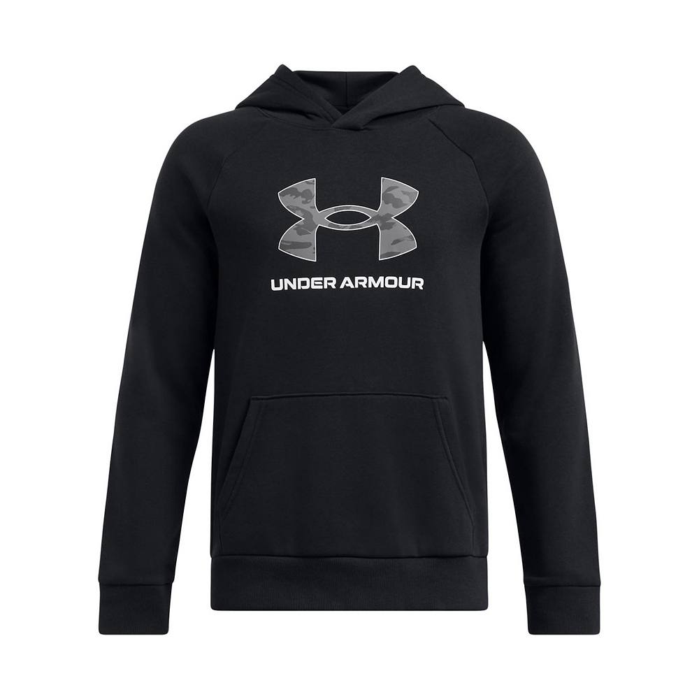 

Флисовая толстовка с большим логотипом Under Armour Rival для мальчиков 8–20 лет, черный