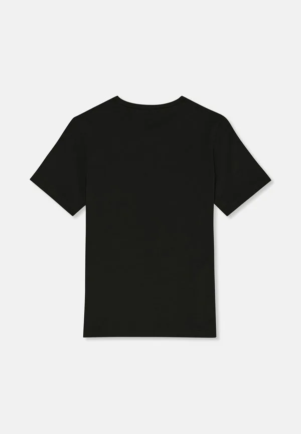 Одежда для кур, обычная футболка с принтом на ленте. Fila, Black — фото 2