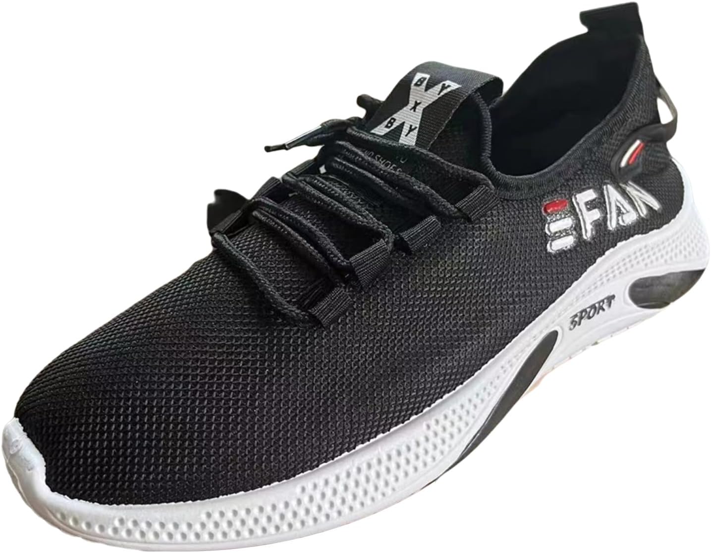 

Легкие спортивные кроссовки, повседневная обувь для мужчин, летние дышащие сетчатые походные белые кроссовки Generic