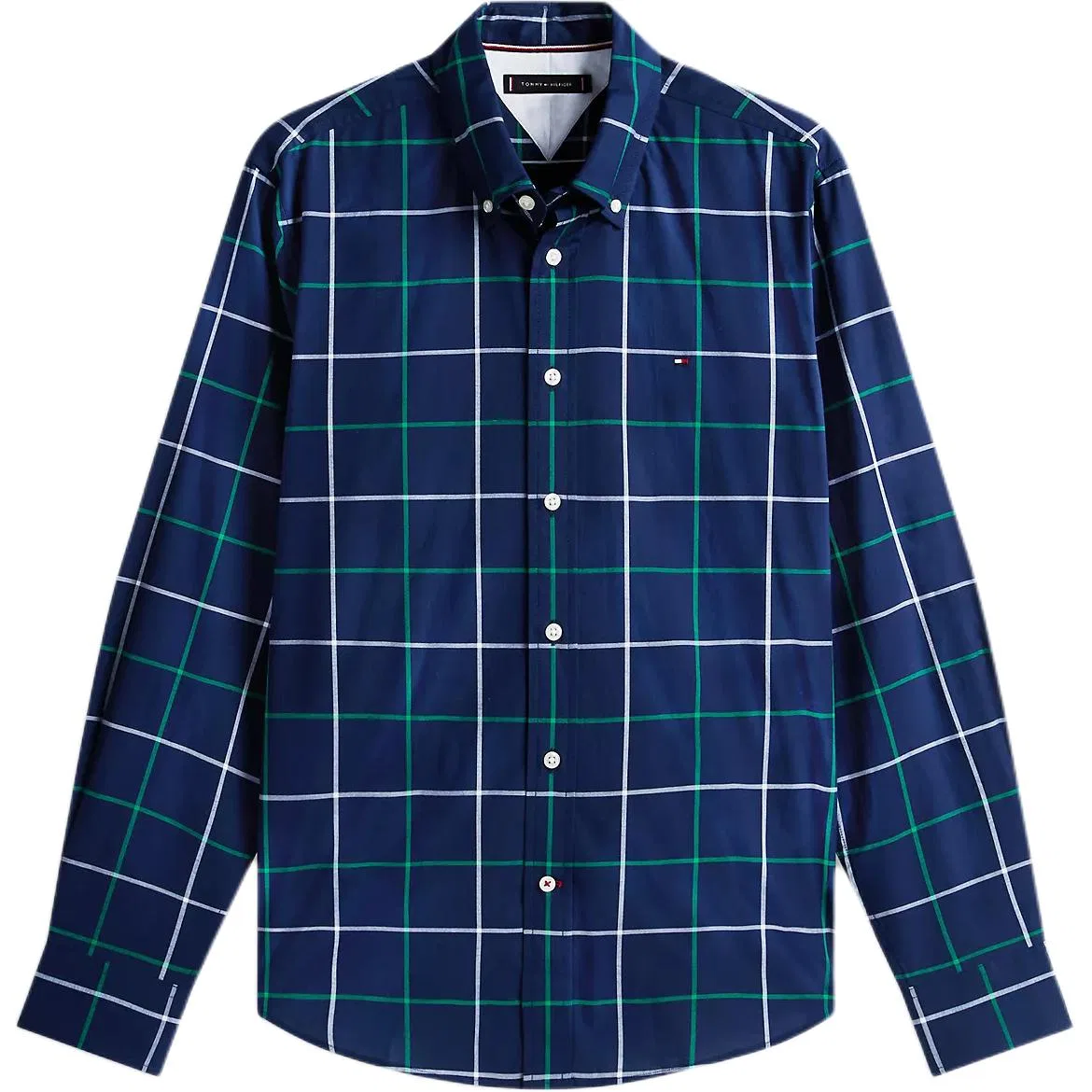 Рубашка мужская Marine Blue Moderate Tommy Hilfiger