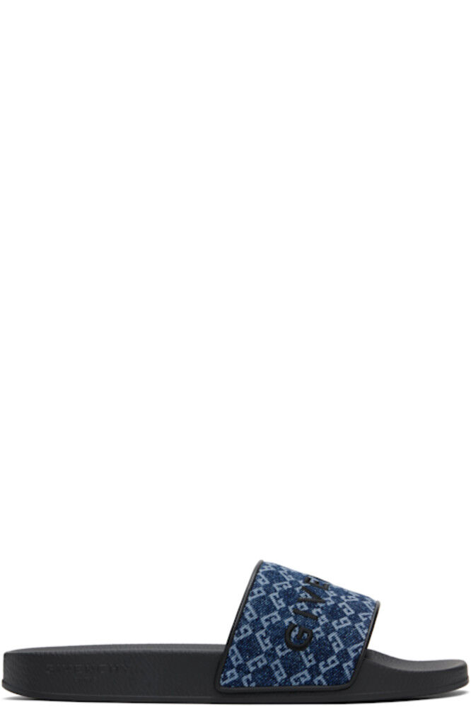 

Шлепанцы для бассейна Blue Monogram 72 Givenchy