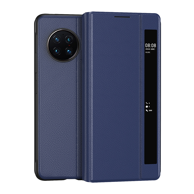 

Чехол для телефона Baohuguang Bao Huguang, Sapphire blue pebbled pattern bracket smart leather case