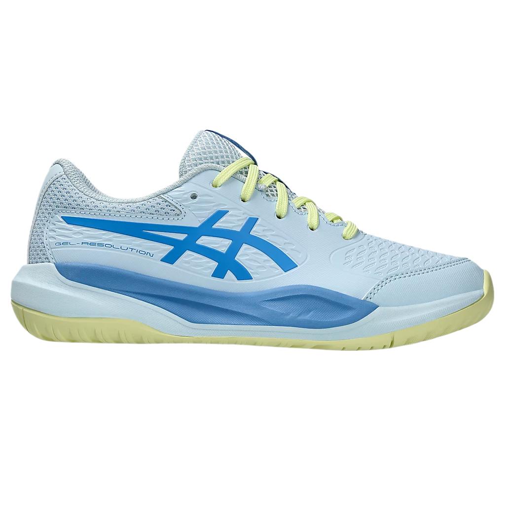 Кроссовки GEL RESOLUTION 10 с амортизацией и износостойкостью для детей ASICS, синий — фото 3