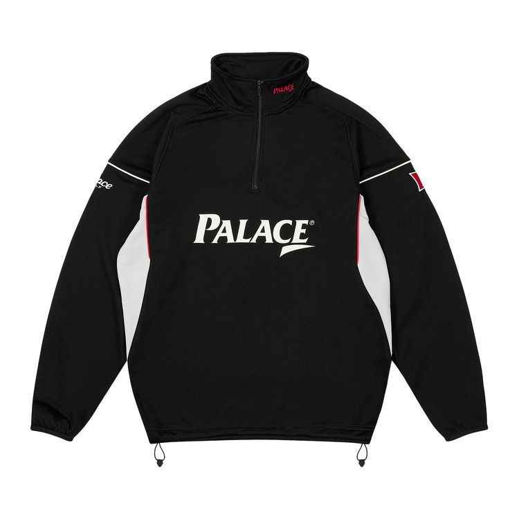 

Толстовка Palace Hole In 1/4 Zip, Black
