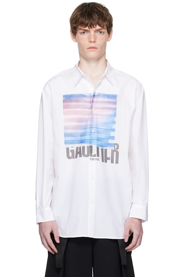

Оверсайз футболка Air' Jean Paul Gaultier, белый