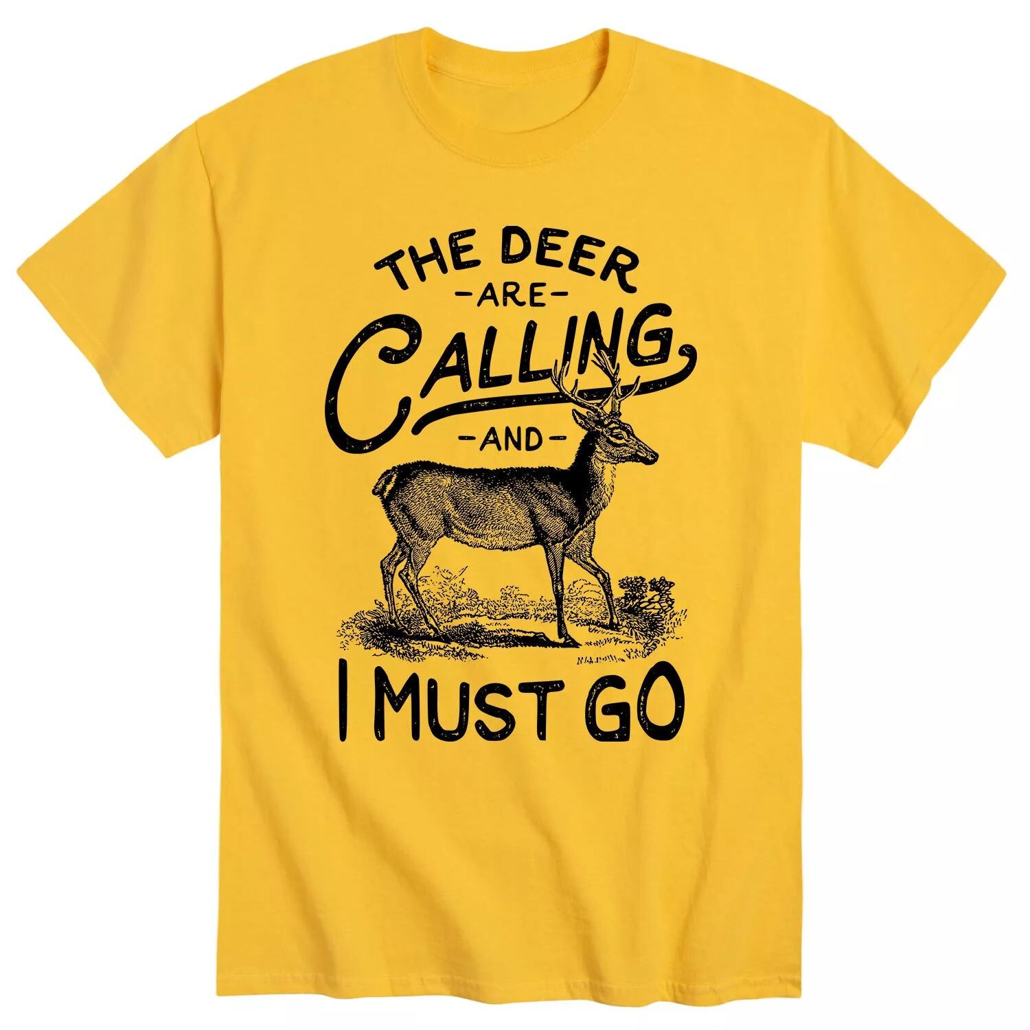 

Мужская футболка Deer Are Calling Must Go Licensed Character