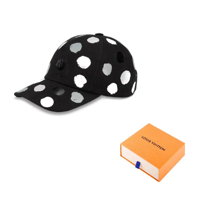 

LOUIS VUITTON Кепка с росписью в горошек, Black