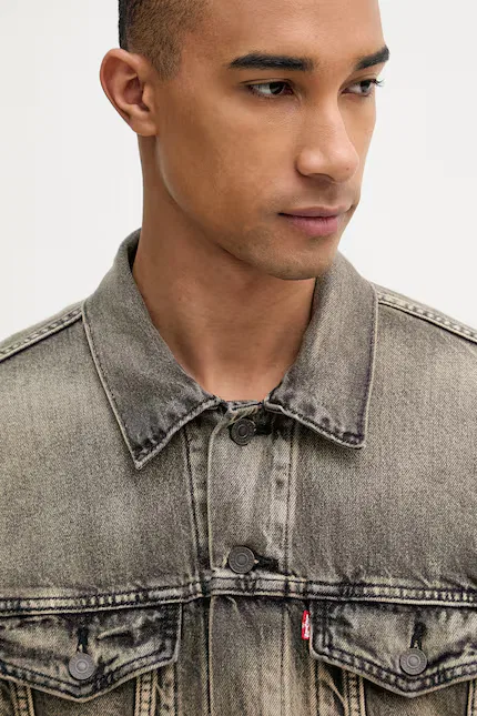 Куртка джинсовая Levi's, серый — фото 4