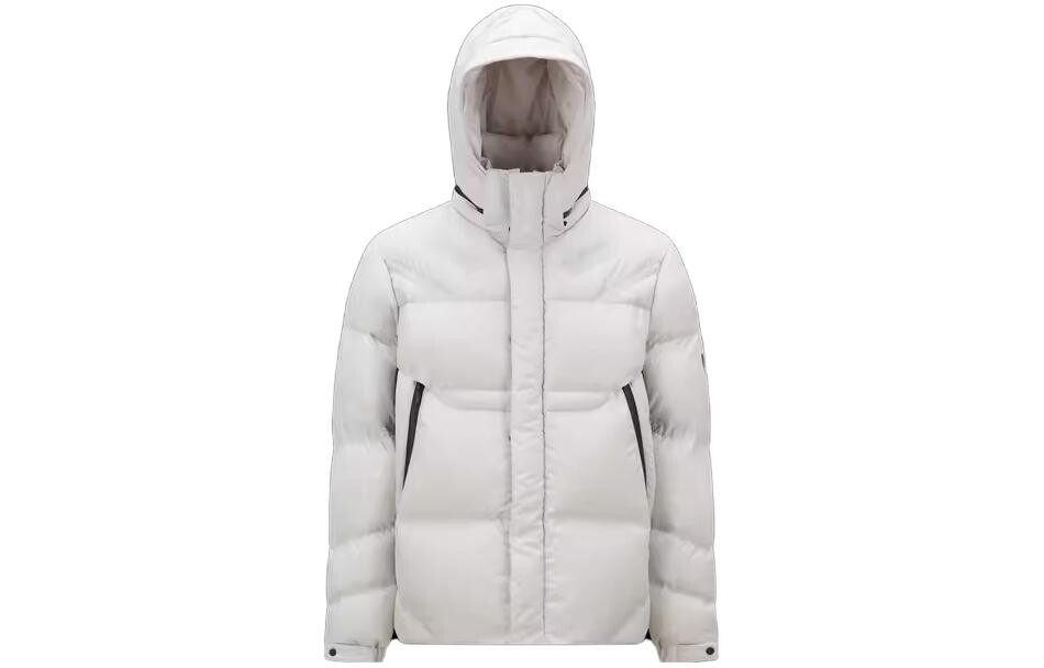 

Пуховик мужской светло-серый Moncler