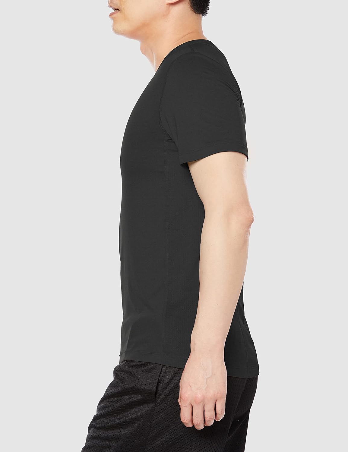 Мужская футболка adidas Techfit с коротким рукавом (47891), черный — фото 3