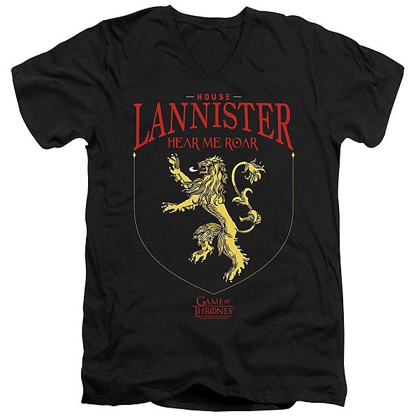 

Футболка с коротким рукавом game of thrones house lannister sigil Licensed Character