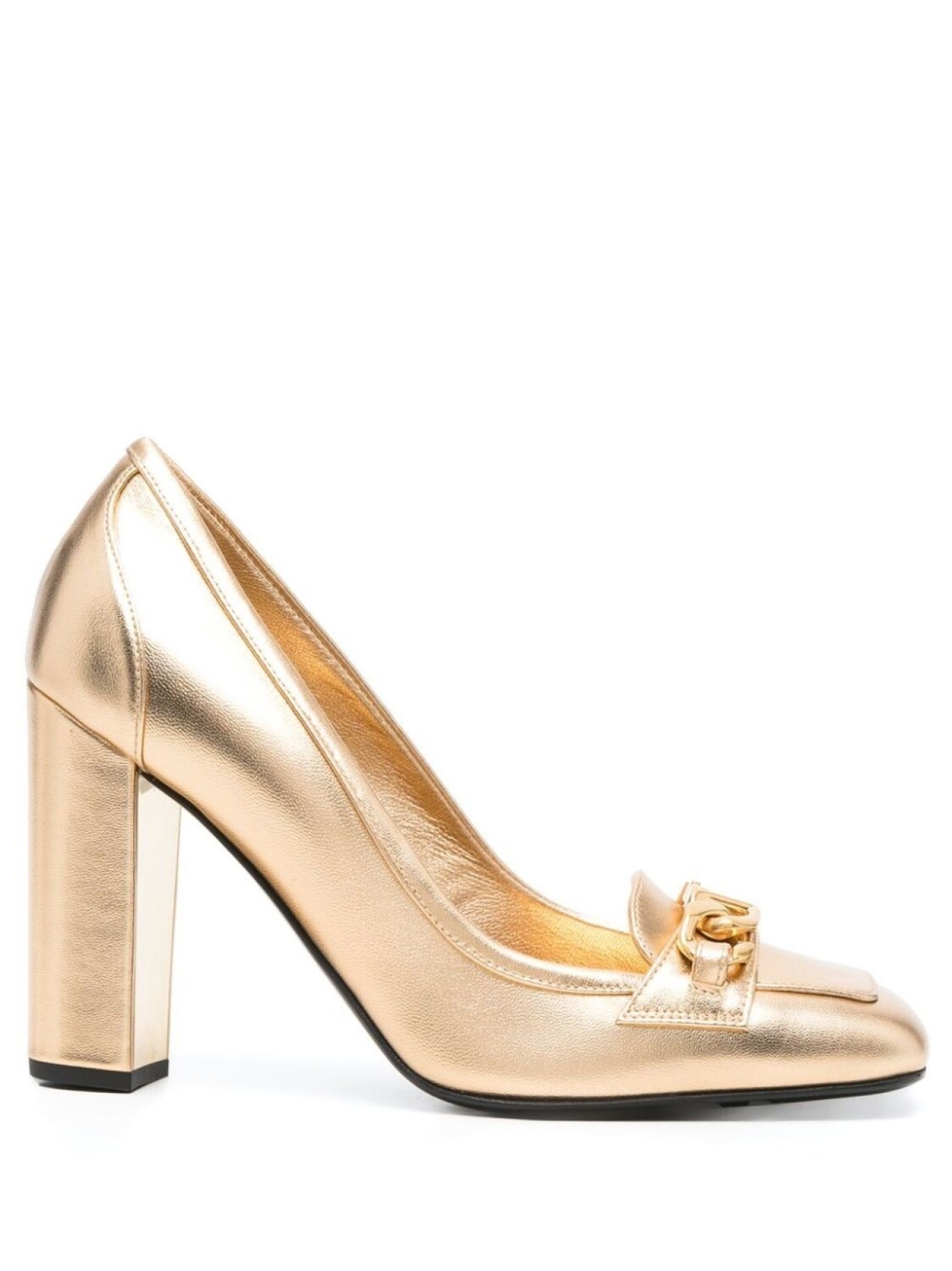 

Туфли с пряжкой VLogo Signature Valentino Garavani, золотой