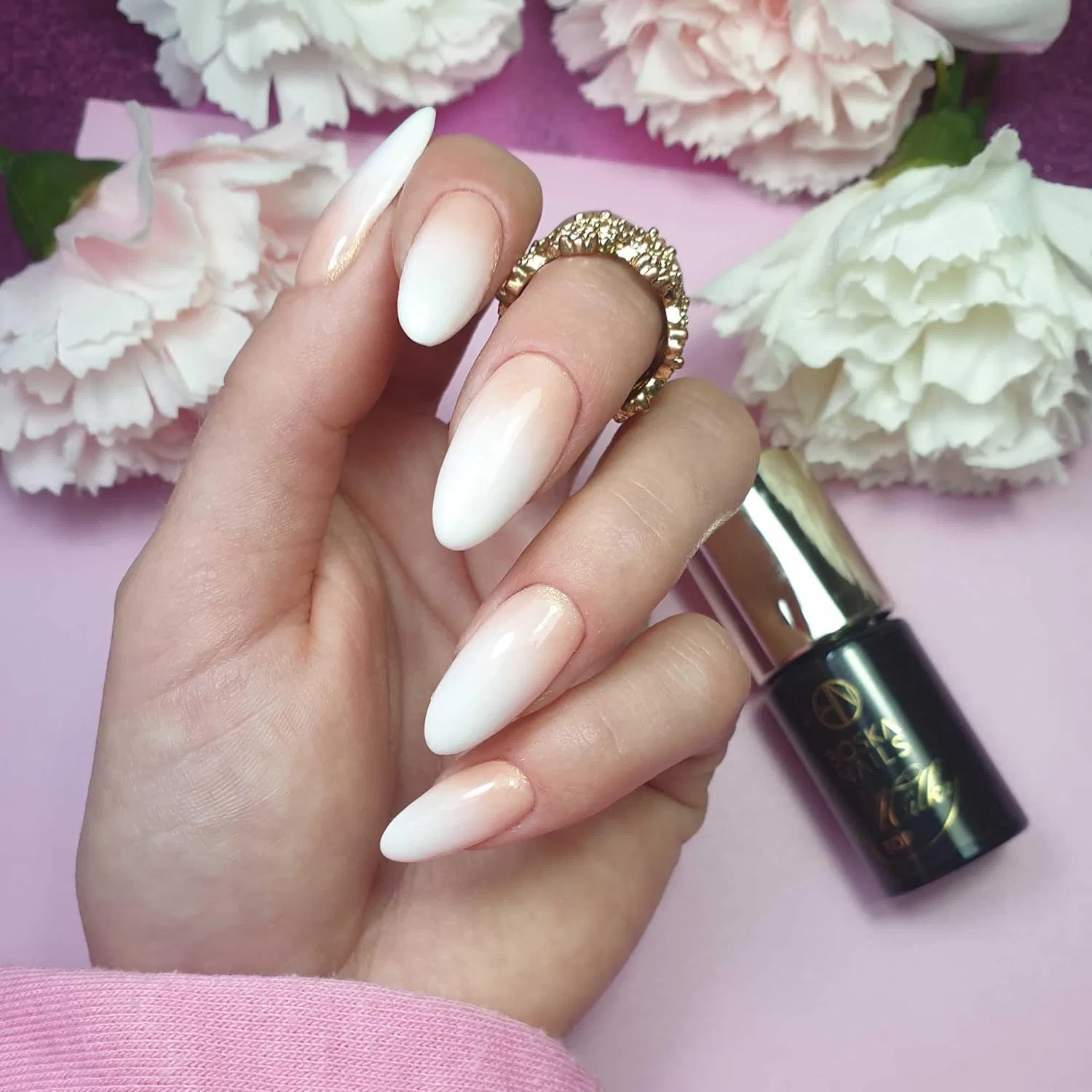 Молочный полупрозрачный топ Boska Nails Top Milky 6 мл Boska Nails, Top Milky 6Ml — фото 4