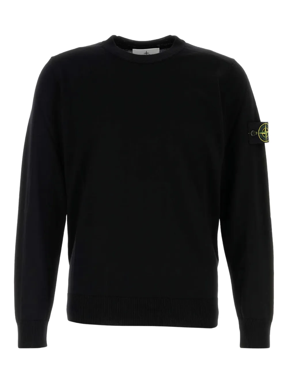 

Свитер с логотипом Stone Island, черный