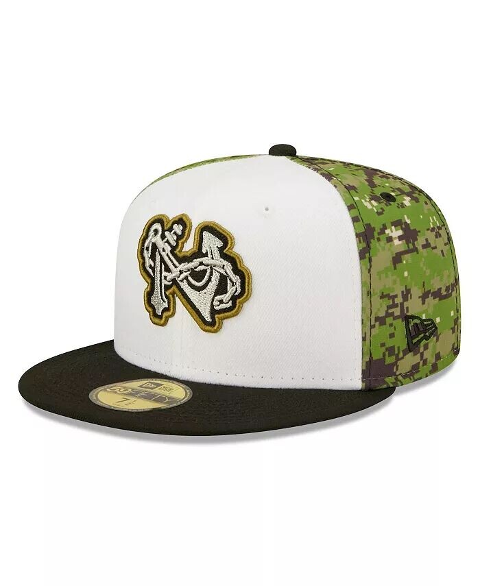 

Мужская / камуфляжная приталенная шляпа Norfolk Tides Theme Night 59FIFTY New Era, белый