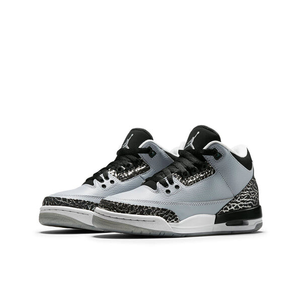 Кроссовки 3 ретро Air Jordan, серый — фото 3