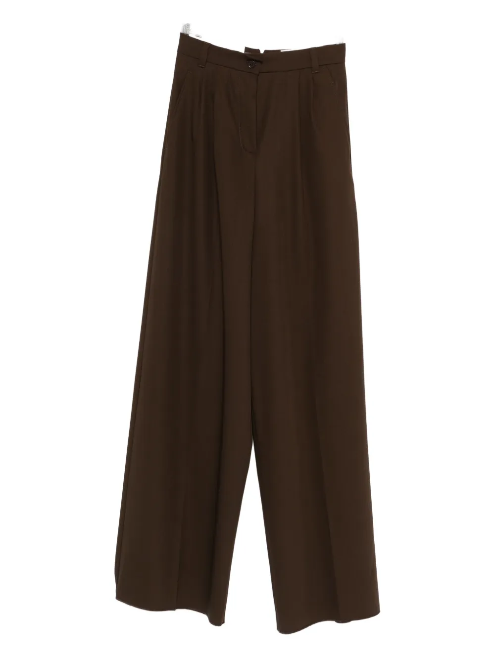 

Плиссированные брюки Weekend Max Mara, коричневый