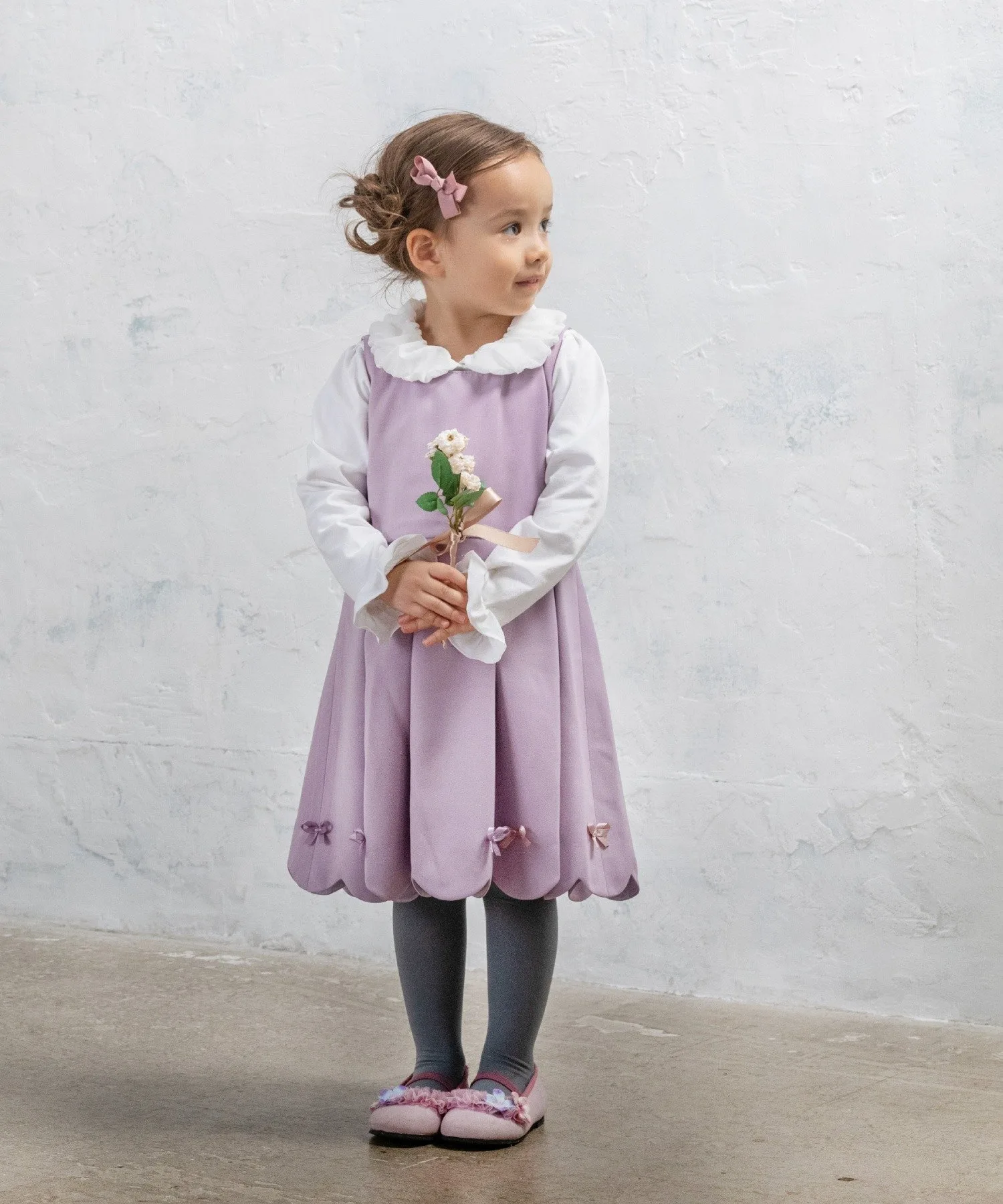 Вечернее платье с фестончатым краем Panpantutu, Silky Lavender