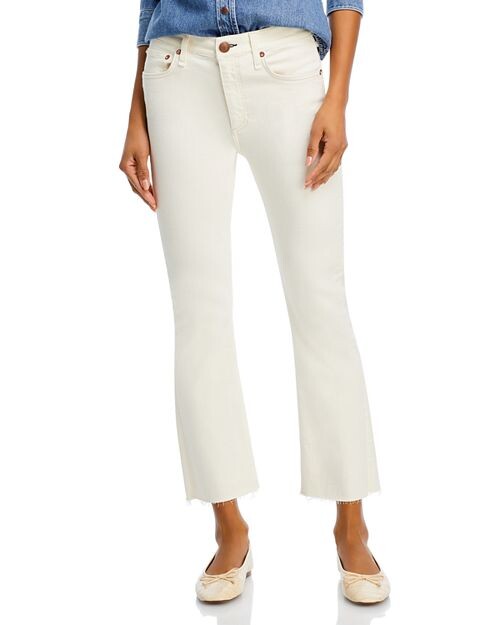 

Джинсы Peyton с высокой посадкой до щиколотки цвета экрю rag & bone, цвет Ivory/Cream