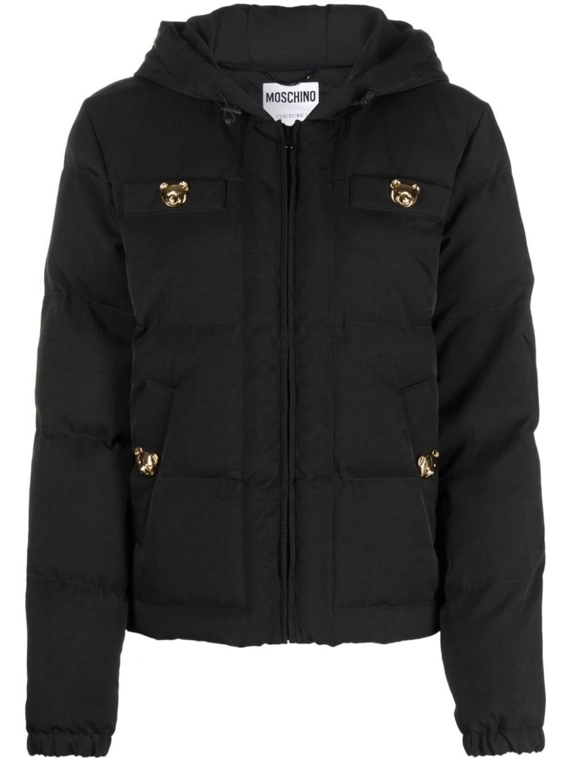 

Moschino пуховик Teddy, черный
