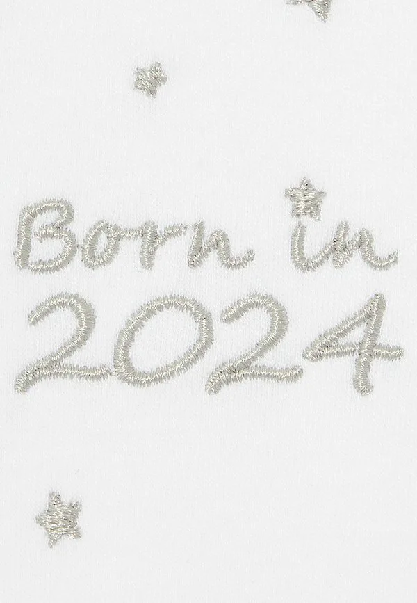 Спальный комбинезон стандартного кроя, выпущенный в 2024 году. Jojo Maman Bébé, White — фото 3