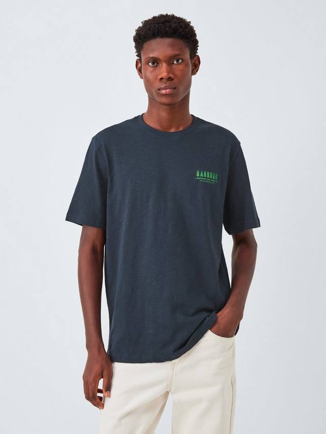 

Футболка Tomorrow's Archive Glencorse хлопковая Regular Fit с принтом Barbour, Navy