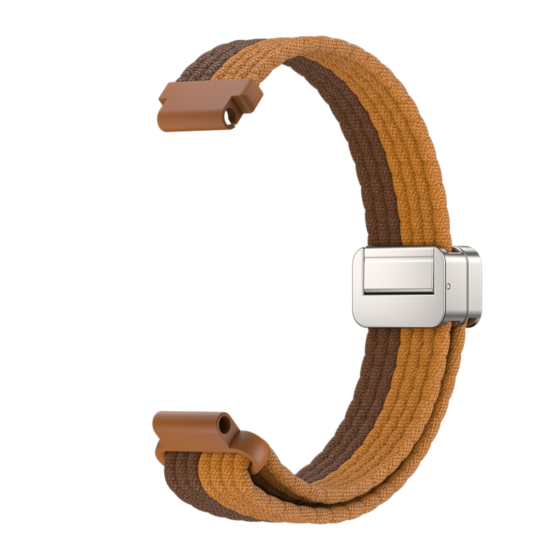 

Ремешок для Huawei совместимый из нейлона Biaodaige, Coffee Stripes