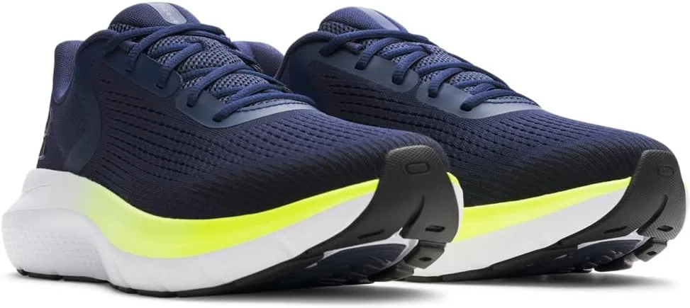 Мужские кроссовки Under Armour Charged Rogue 5 Runners, Washed Navy High Vis Yellow Black — фото 2