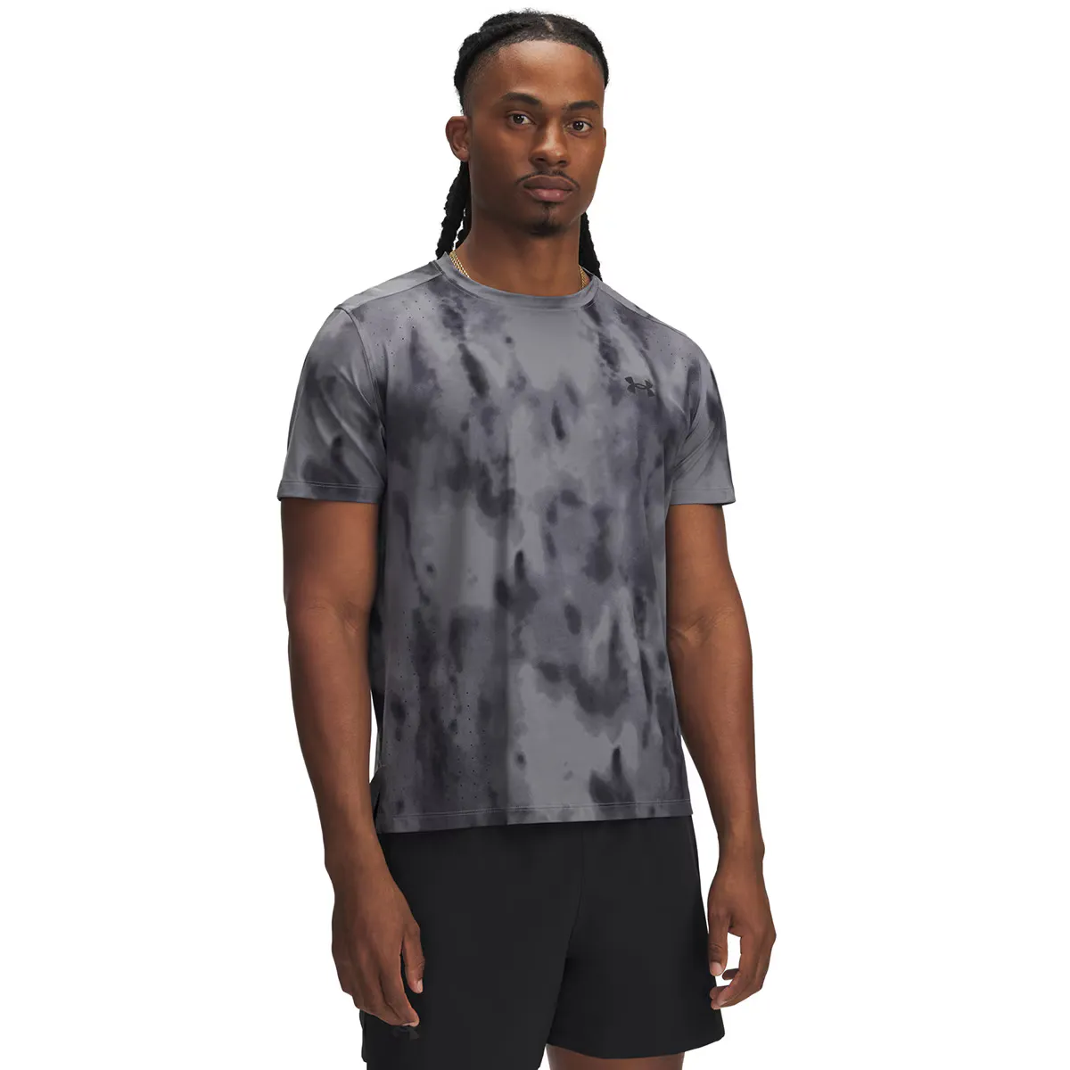 

Футболка Under Armour Men's UA Launch Elite PRT SS, серый