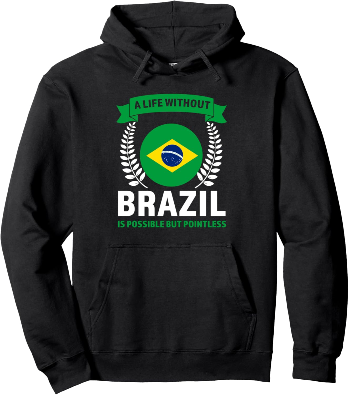 

Жизнь без Бразилии возможна, но бессмысленна. Толстовка Brazil Hoodie, черная Brazilian Flag & Brazilian Roots Gifts, Черный, Жизнь без Бразилии возможна, но бессмысленна. Толстовка Brazil Hoodie, черная Brazilian Flag & Brazilian Roots Gifts