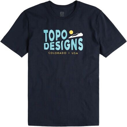 

Футболка Sunrise с короткими рукавами мужская Topo Designs, темно-синий