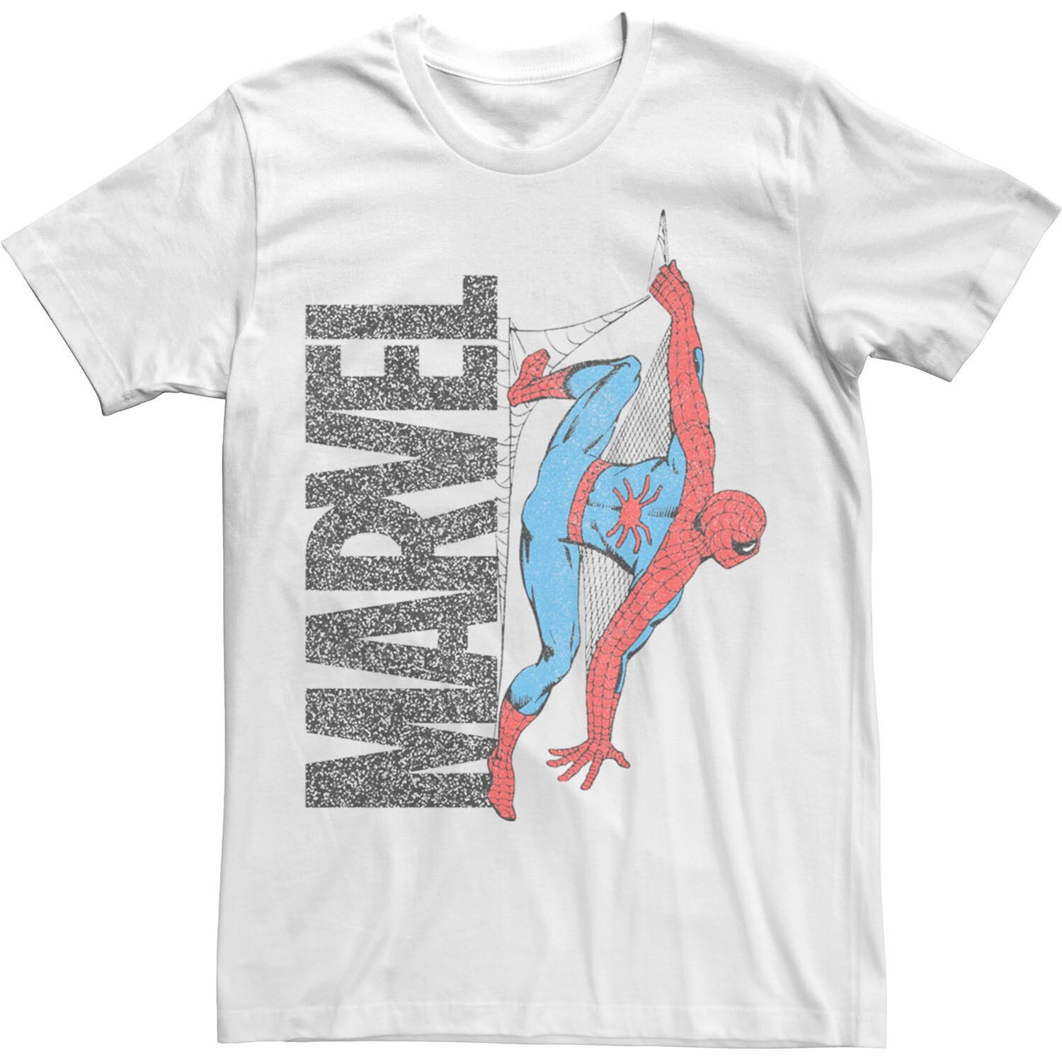 

Мужская футболка с рваным логотипом Marvel Spider-Man Licensed Character