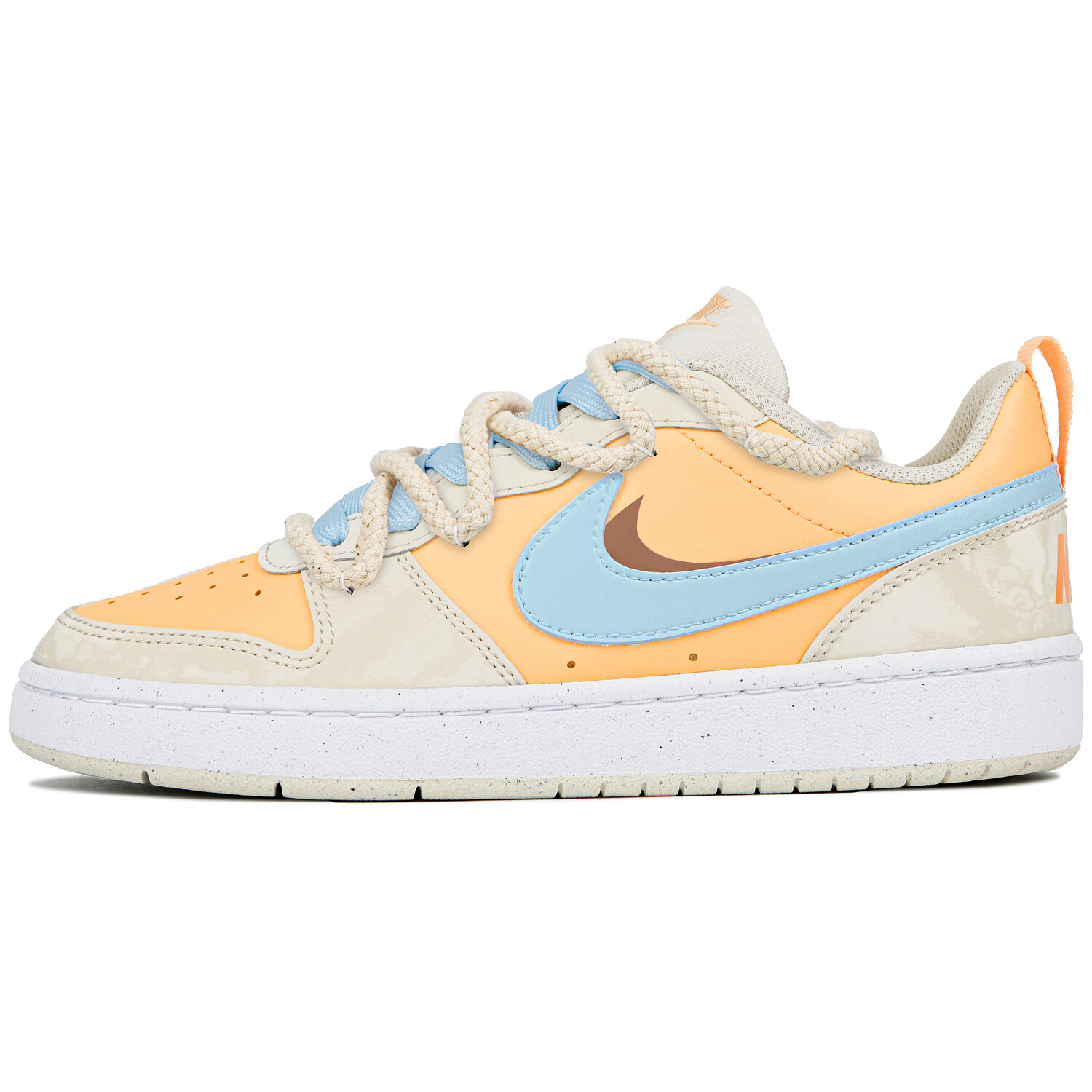 

Детские кроссовки для скейтбординга Court Borough GS Low-top оранжевые/синие Nike, цвет Orange
