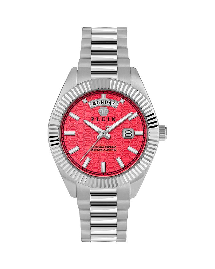 

Наручные часы Date Superlative, 42 мм PHILIPP PLEIN, серебряный