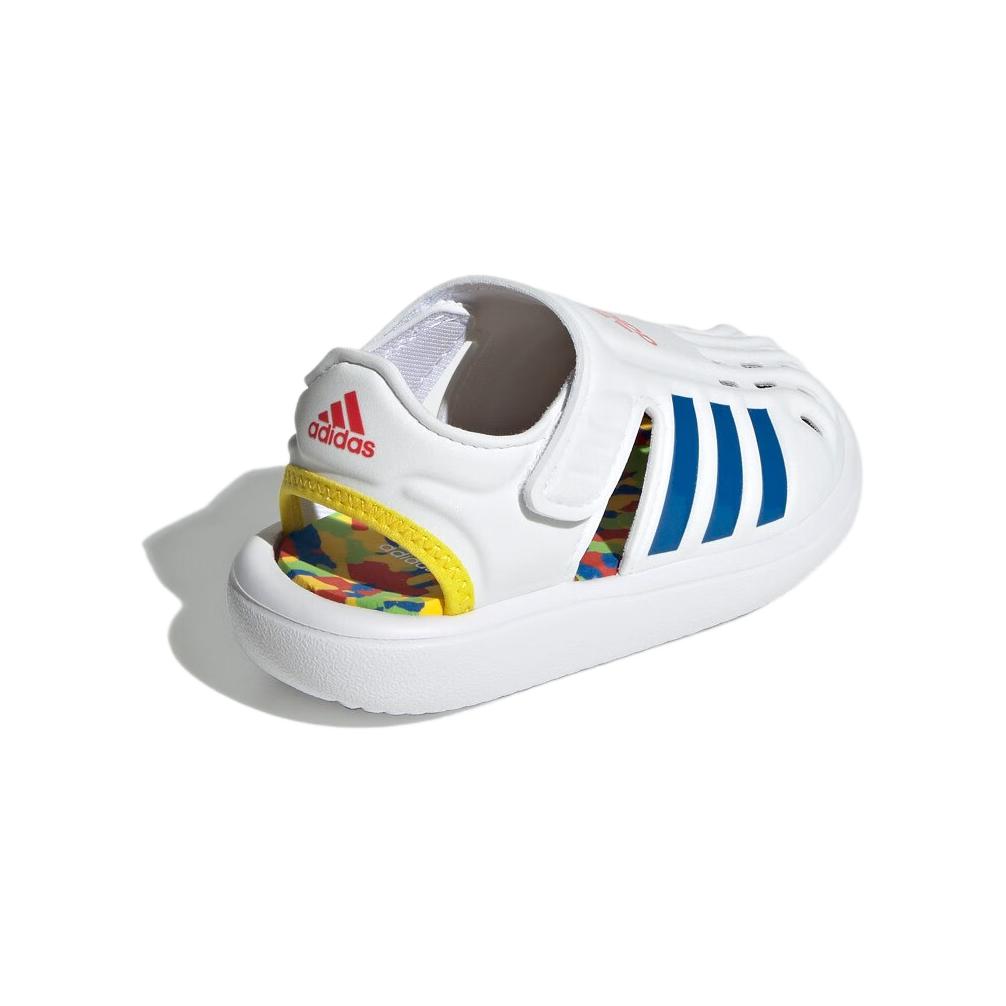 Детские сандалии Adidas White Blue — фото 4