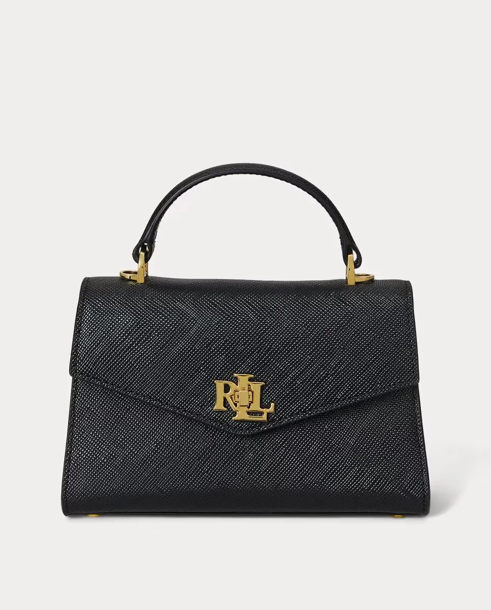 

Женская кожаная сумка Farah маленького размера Lauren, черный