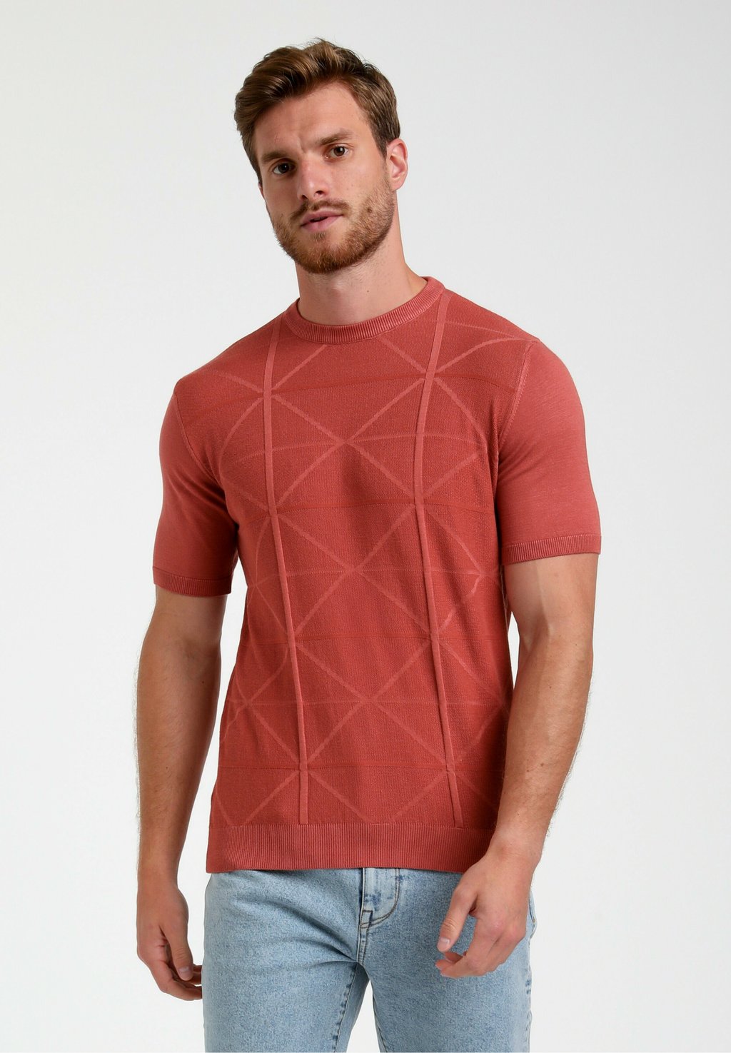 

Футболка с принтом STRUCTURED TEE Gabbiano, коралловый