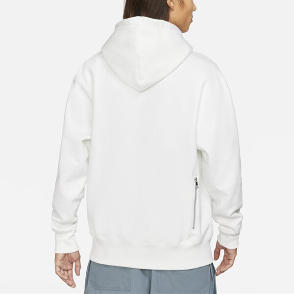 Толстовка Nike Sportswear Airmoji logo Casual Sports White, белый — фото 4