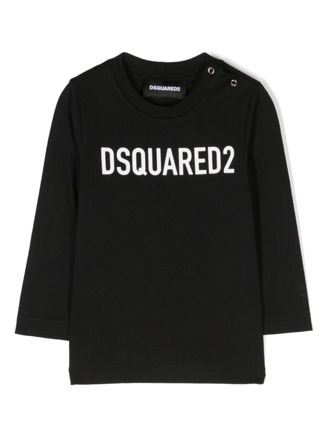 

Dsquared2 футболка с длинными рукавами и логотипом, черный