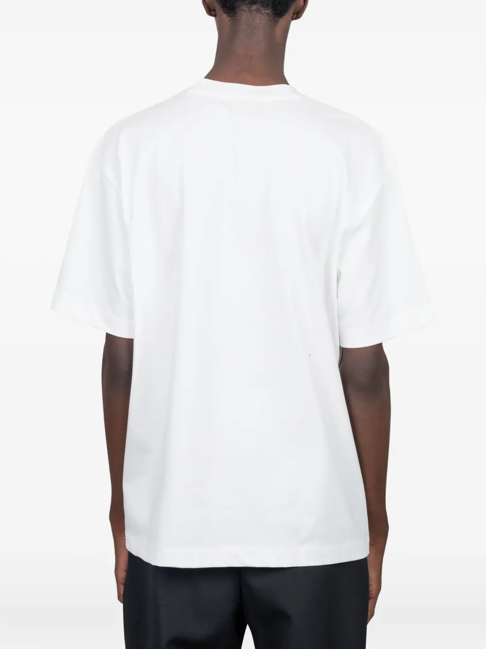 Футболка Lacoste хлопковая, белый — фото 3