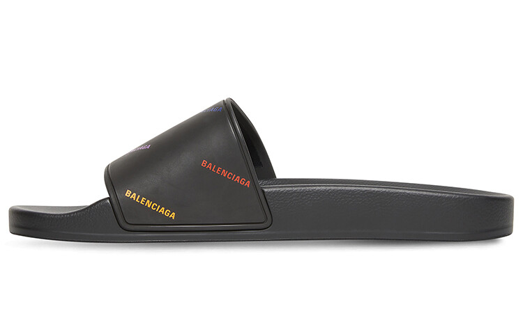 Шлепанцы женские Balenciaga Pool, черный